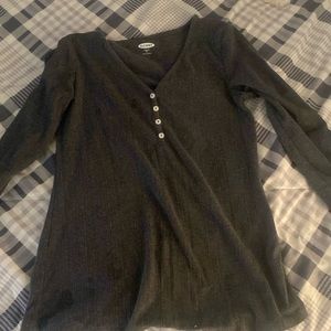 used dark grey cute shirt
